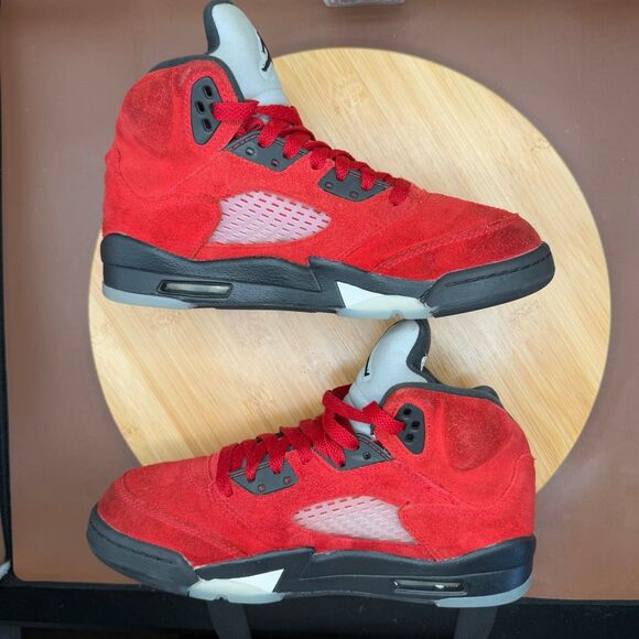 Jordan 5 Retro Mid Raging Bull (GS) Sz 6Y - Picture 4 of 10